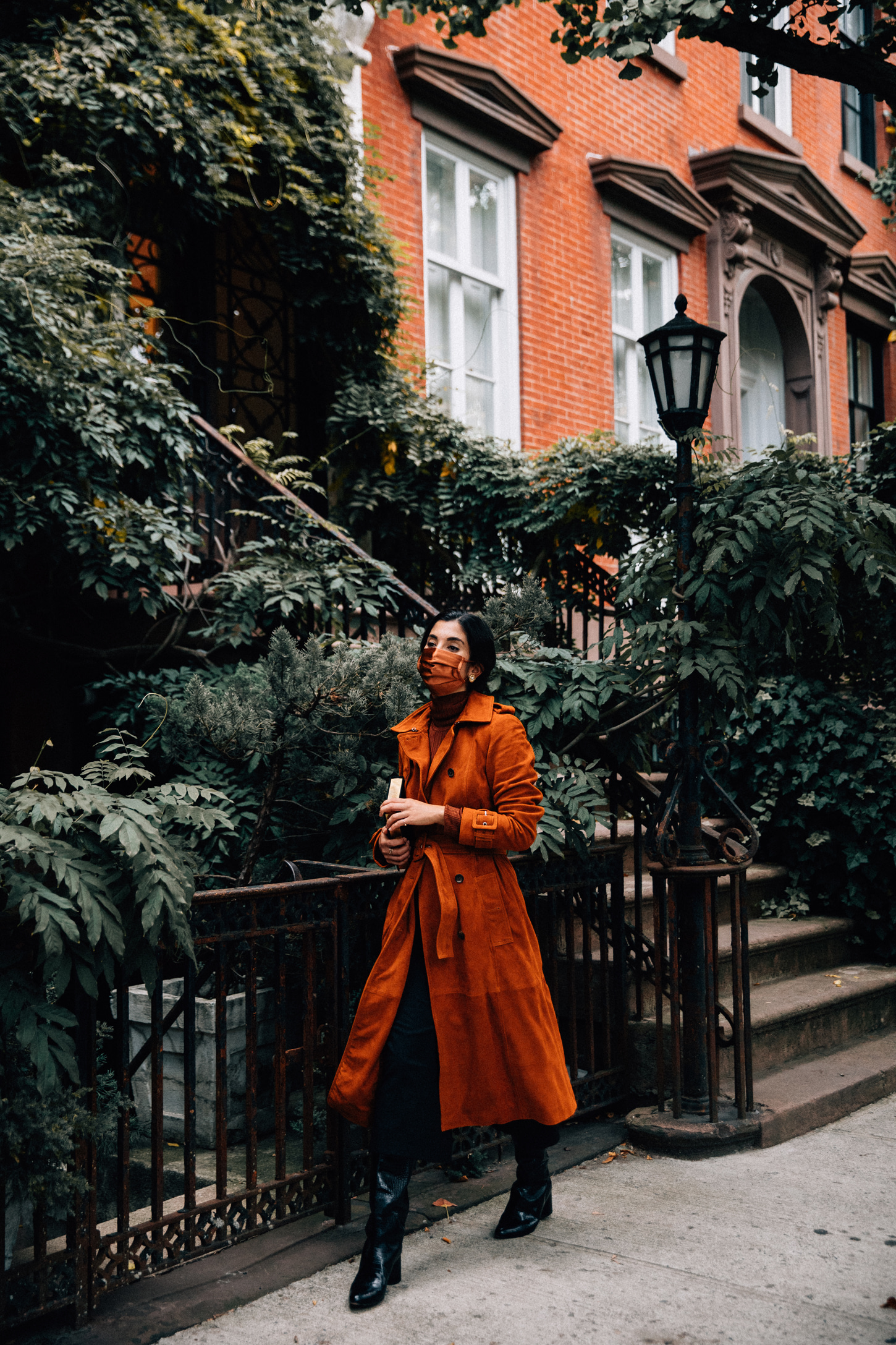 Karen millen orange coat shop