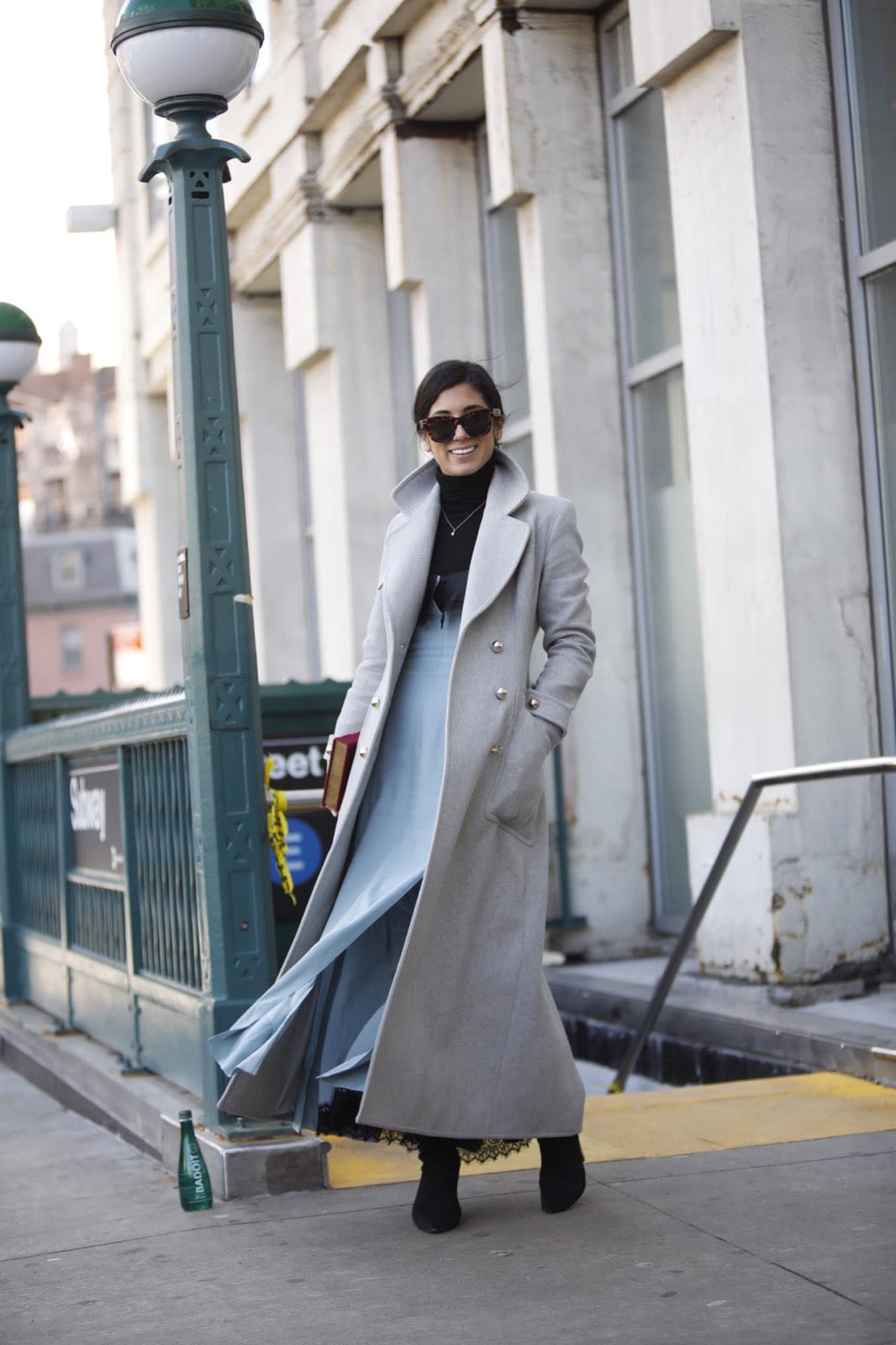 long coat look
